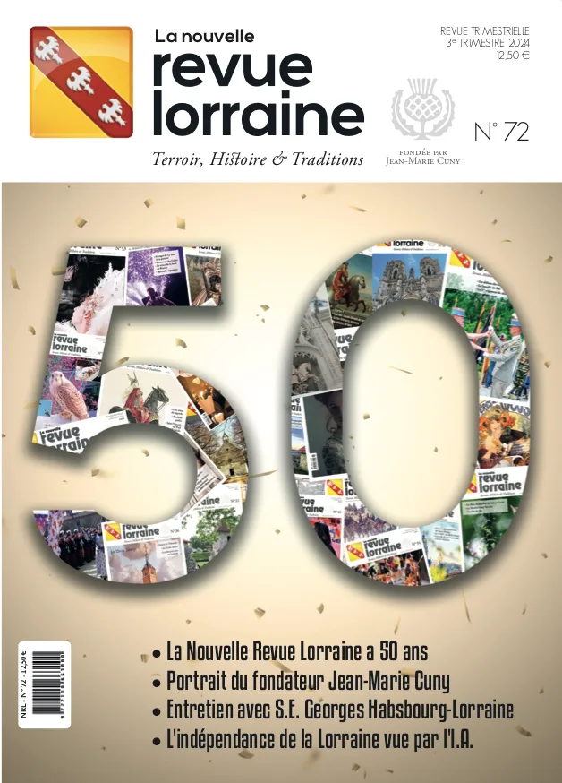 La Nouvelle Revue Lorraine, numéro 72
