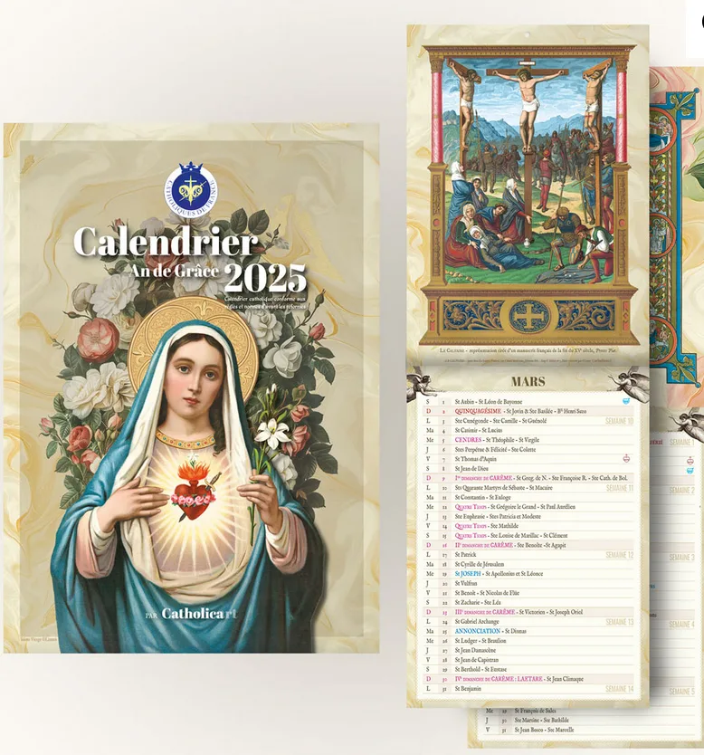 Calendrier Catholique 2025 (A4)