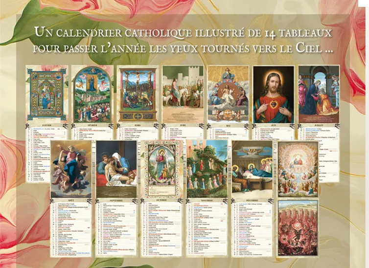 Calendrier Catholique 2025 (A4)