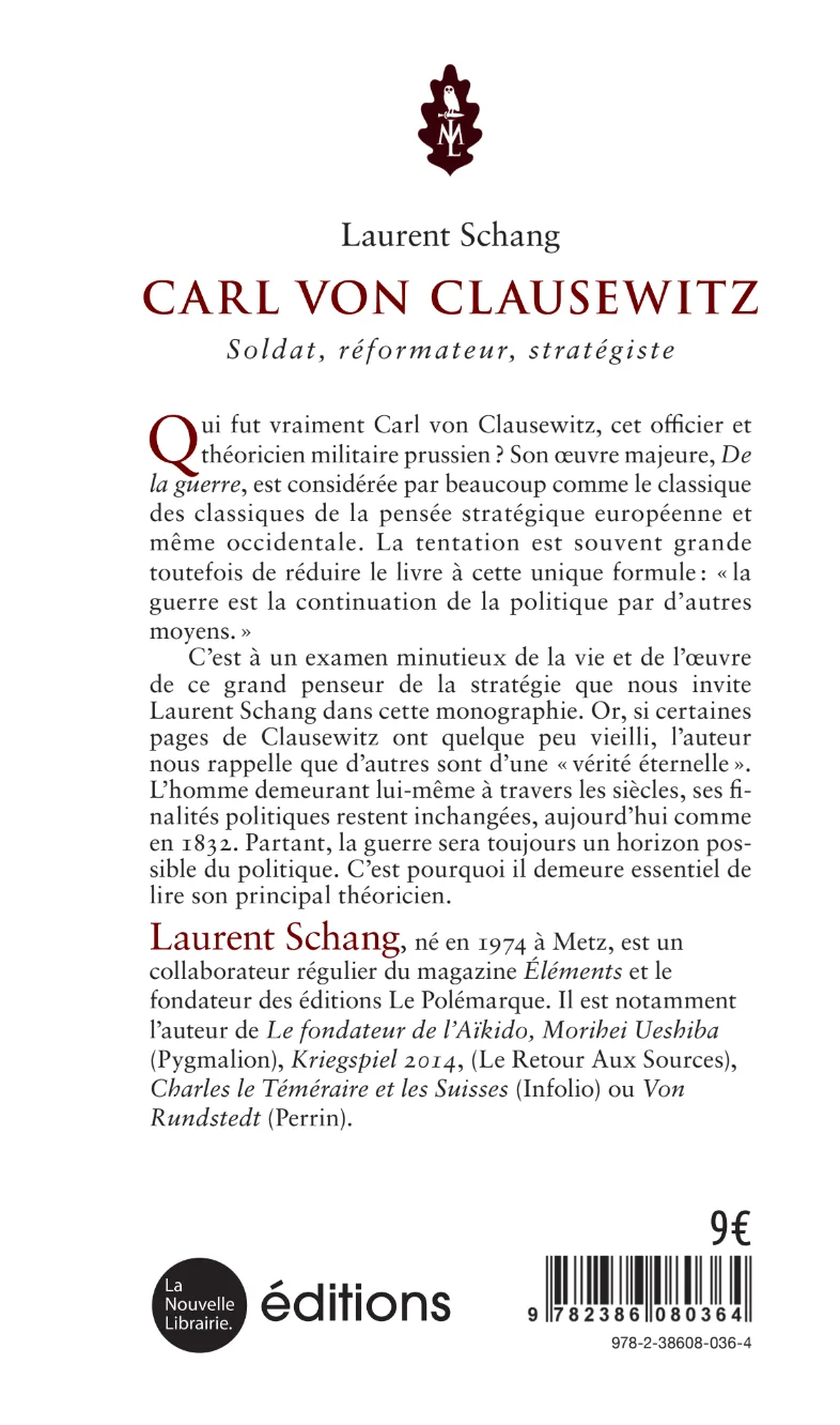 Carl von Clausewitz, de Laurent Schang