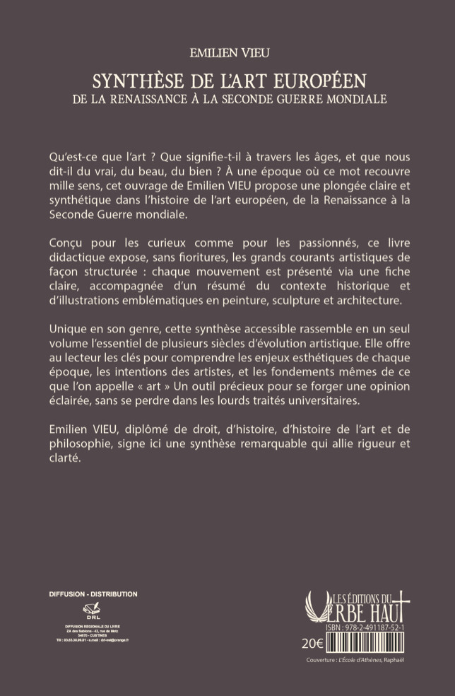 SYNTHÈSE DE L’ART EUROPÉEN – De la Renaissance à la Seconde Guerre mondiale – Image 5