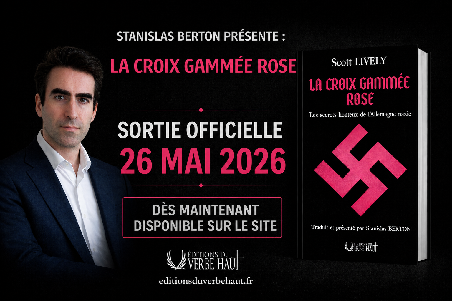 La croix gammée rose