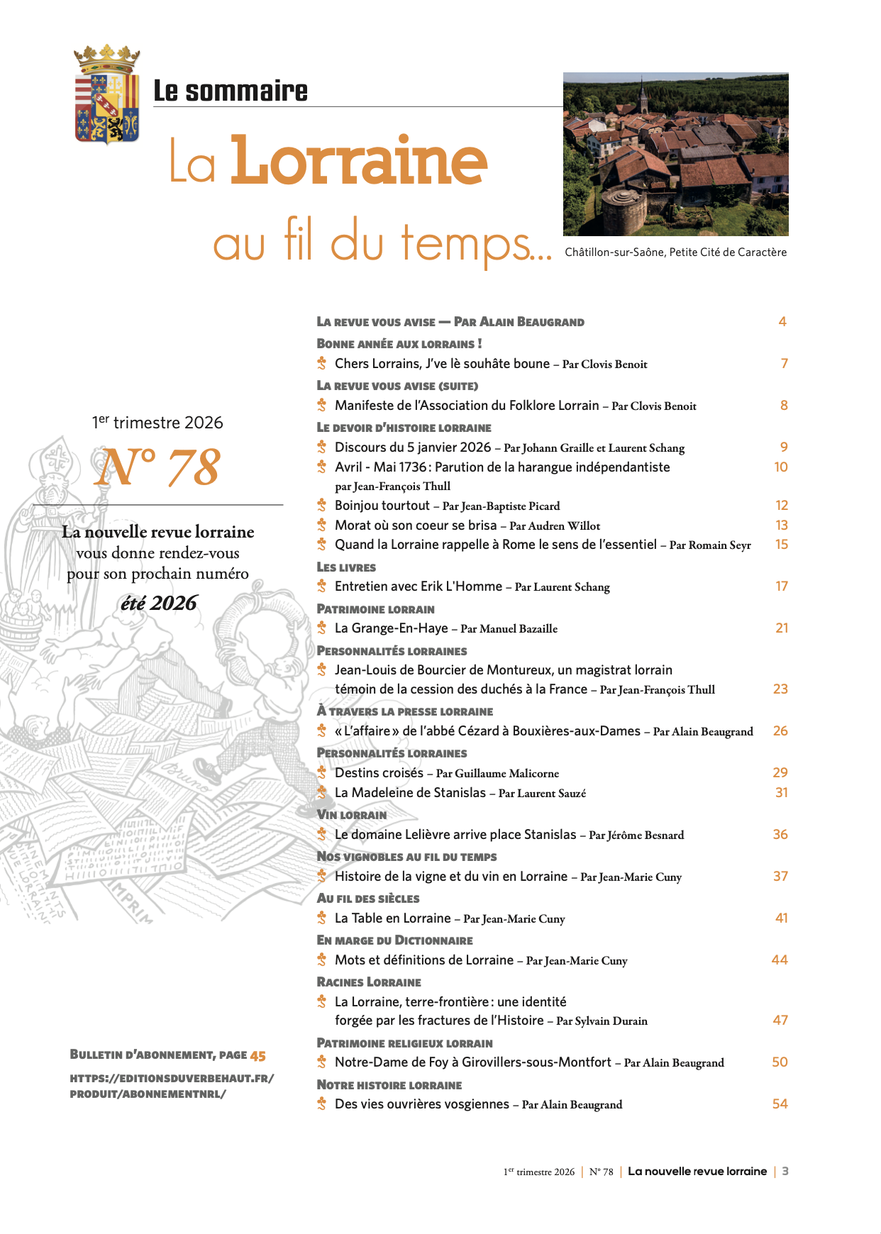 La Nouvelle Revue Lorraine 78