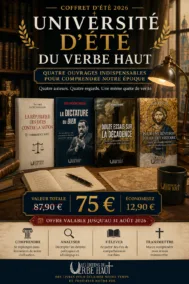 OFFRE GROUPÉE - Université d'été du Verbe Haut