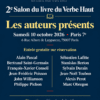 Billet d'entrée – 2e Salon du livre du Verbe Haut (10 octobre 2026)