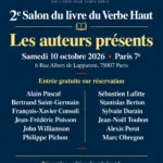 Billet d'entrée – 2e Salon du livre du Verbe Haut (10 octobre 2026)